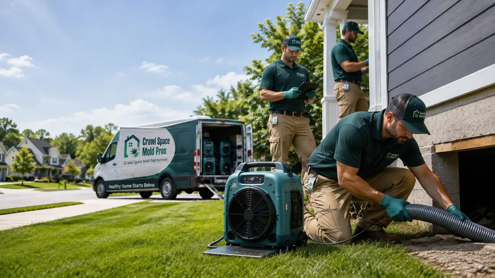 Crawl Space Mold Removal in Bay Center, WA